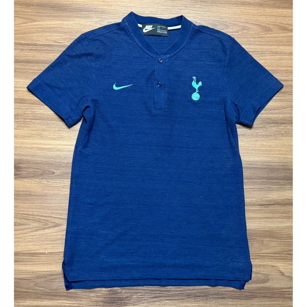 Nike Tottenham Hotspur FC Soccer Henley Grand Slam Polo Navy (919537-431) Sz S